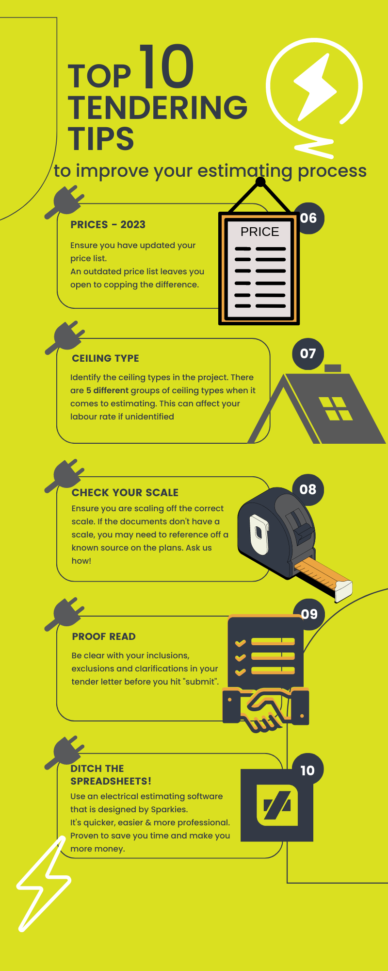 Top 10 tendering tips to improve your estimating process